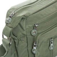 Женская тканевая сумка Jielshi 5262 d.green