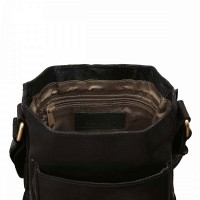 Мужская кожаная сумка Ashwood  G31 Black (Черный)