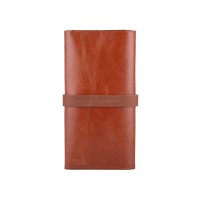 Портмоне из натуральной кожи Hi Art WP-08br Crystal Amber