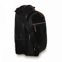 Мужской кожаный рюкзак Ashwood 4555 Black