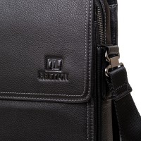 Мужская кожаная сумка через плечо BRETTON 1645-4 black