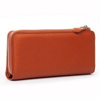 Женский кожаный кошелек Classik  DR. BOND WN-23-21 orange
