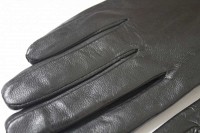 Женские кожаные перчатки чёрные Felix 357s1 S