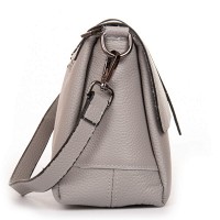 Женская кожаная сумка ALEX RAI 99104 l-grey