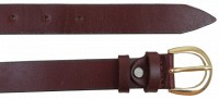 Женский кожаный ремень Skipper 1429-30 коричневый