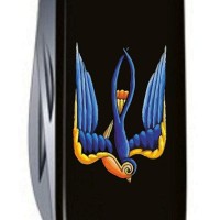 Складной нож Victorinox SPARTAN UKRAINE Трезубец-Ласточка 1.3603.3_T1230u