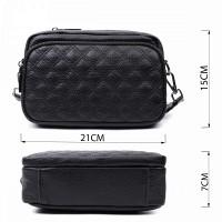 Молодежная женская кожаная сумка через плечо Vintage 22634