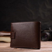 Мужской кожаный кошелек  CANPELLINI 21886 
