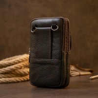 Кожаная сумка на пояс Vintage 20427
