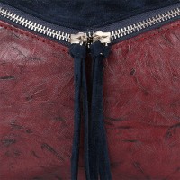 Клатч из кожзаменителя LASKARA LK10202-bordauex-navy