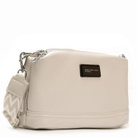 Женский молодежный кожаный клатч ALEX RAI 29012 l.beige