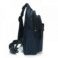 Мужская тканевая сумка-слинг Lanpad 63745 blue