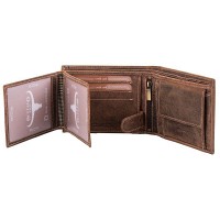 Портмоне мужское кожаное DNK LEATHER DNK-02-BAW-TAN