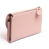 Женский кожаный кошелек Bright DR. BOND WS-239 pink