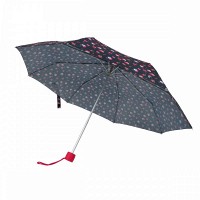 Зонт женский механический Fulton L354-041680 Minilite-2 Strawberry Garden (Клубничный сад)