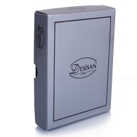 Мужской черный кожаный кошелек DESISAN SHI111-1