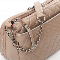 Женская кожаная сумка ALEX RAI 8912-10 beige