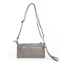Молодежный клатч из кожи ALEX RAI 8801-3 grey