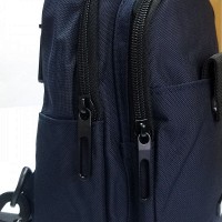 Мужская тканевая сумка-слинг Lanpad 63745 blue