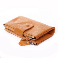 Женский кожаный кошелек Classik  DR. BOND WN-23-19 yellow