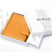 Женский кожаный кошелек Bright DR. BOND WS-415-1 yellow