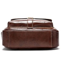 Мужская коричневая кожаная сумка Joynee bd10-8516