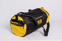Спортивная сумка желтая с черным MAD 40L