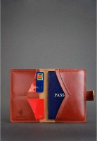  Обложка для паспорта BlankNote 3.0 Коньяк