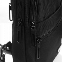 Мужская тканевая сумка-слинг Lanpad 83029 black
