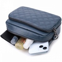 Молодежная женская кожаная сумка через плечо Vintage 22636 