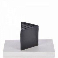Мужской кожаный кошелек Ashwood 1211 VT Black