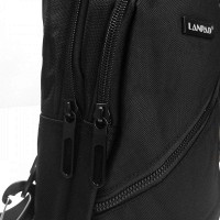 Мужская тканевая сумка-слинг Lanpad 82084 black