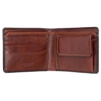 Кожаный мужской кошелек Visconti AT60 Arthur c RFID (Burnish Tan)