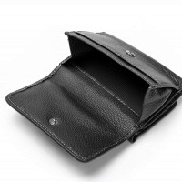 Женский кожаный кошелек Bright DR. BOND WS-403 black