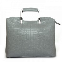 Женская кожаная сумка ALEX RAI 1540-1 l-grey