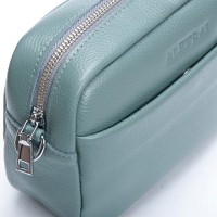 Женский молодежный кожаный клатч ALEX RAI 3801 blue