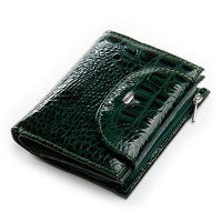 Женский лаковый кожаный кошелек PE DR. BOND PEW44-1 green