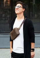 Сумка на пояс BlankNote Dropbag maxi орех bn-bag-20-o