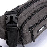 Мужская сумка на пояс Lanpad 61057 grey