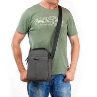 Сумка через плечо Lanpad 0935 grey бол