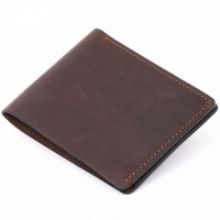Мужское кожаное портмоне GRANDE PELLE 11310 Коричневое