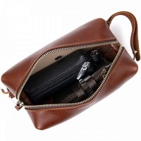 Мужская кожаная косметичка GRANDE PELLE 11416