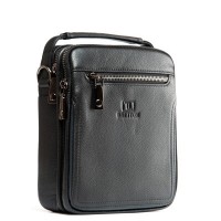 Мужская кожаная сумка через плечо BRETTON 407-120 black