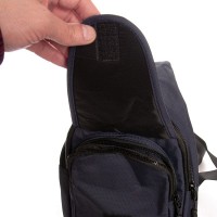 Мужская тканевая сумка-слинг Lanpad 0936 blue бол