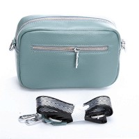 Женский молодежный кожаный клатч ALEX RAI 3801 blue