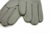 Женские кожаные перчатки Shust Gloves серые 375s2 M