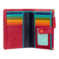 Женский кожаный кошелек Visconti M87 Malabu (Red Multi)