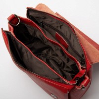 Женская кожаная сумка ALEX RAI 99105 red