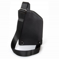 Мужская кожаная сумка слинг BRETTON 5601-5 black