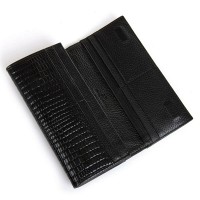 Женский кожаный лаковый кошелек SERGIO TORRETTI FEW501-2 black